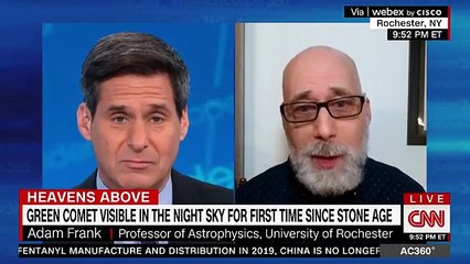 Green comet seen from Earth for first time since Stone Age