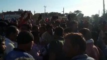 Video Story: Villagers pelted stones at the police administration staf
