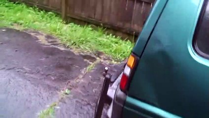 NZ60s back yard &street auckland floods jan 30 2023