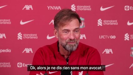 Liverpool - La drôle de réaction de Klopp aux dépenses de Chelsea : "Je ne dis rien sans mon avocat"