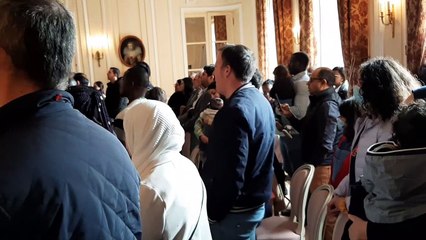 Accueil dans la citoyenneté française à Alençon, 3 février 2023.