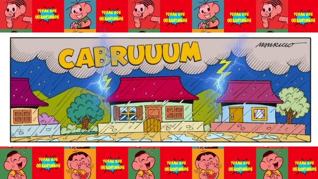 CEBOLINHA E CASCÃO DESENHAM A MÔNICA - QUADRINHOS DA TURMA DA MÔNICA