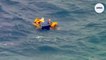 Three Fisherman Rescued in Rough Seas Clinging to Ice Box in Australia