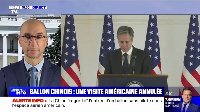 Le secrétaire d'État américain, Antony Blinken, annule sa visite en Chine après qu'un ballon-espion chinois a été repéré en train de survoler les États-Unis