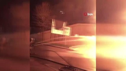 İETT otobüsü alev alev yandı