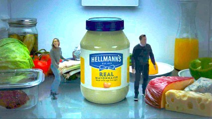 Hellmann's "Who’s in the Fridge?" Super Bowl 2023 Commercial with Brie Larson and Jon Hamm