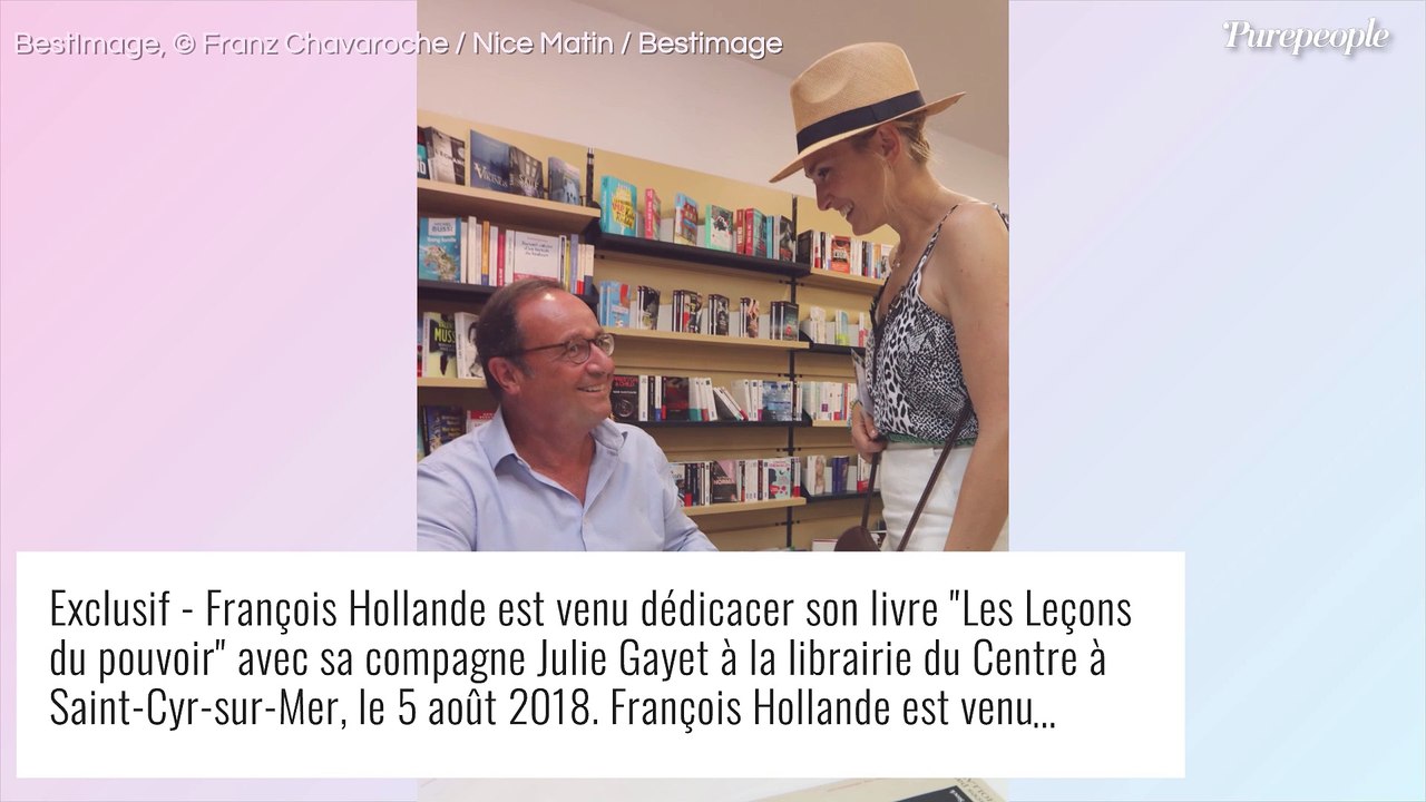 Julie Gayet et François Hollande partagent un moment de tendresse : rare cliché du couple dans l'intimité