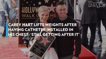 Carey Hart Lifts Weights After Having Catheter Installed in His Chest: 'Still Getting After It'