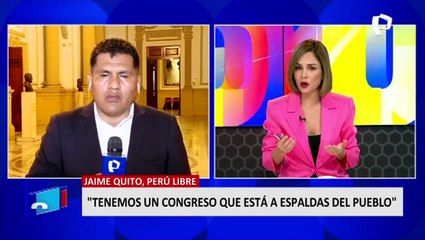 Jaime Quito: “Tenemos un Congreso que está de espaldas del pueblo”