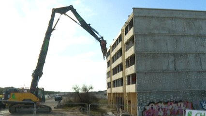 Démolition du « Signal », l'immeuble symbole de l'érosion côtière