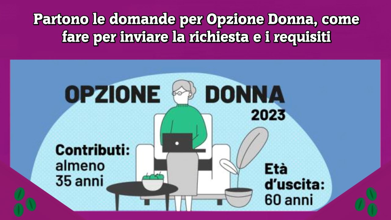Partono le domande per Opzione Donna, come fare...