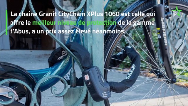 Test Abus Granit CityChain XPlus 1060 : une chaine de référence