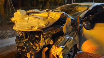 대전 대덕산단서 음주추정 추돌 사고...1명 부상 / YTN