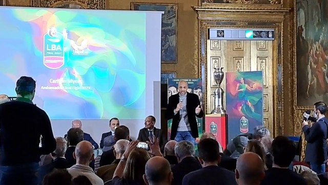Presentata la Final Eight di basket a Torino, Myers ambassador