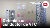 La Policía Municipal de Madrid detiene a un conductor de VTC que portaba estupefacientes