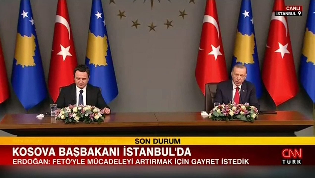 Cumhurbaşkanı Erdoğan, Kosova Başbakanı Kurti ile ortak basın toplantısında konuştu