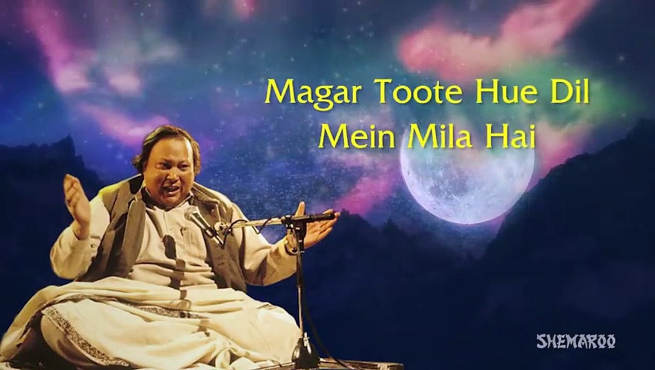 Tum Ek Gorakh Dhanda Ho with Lyrics - Nusrat Fateh Ali Khan - Popular Qawwali 20_HIGH