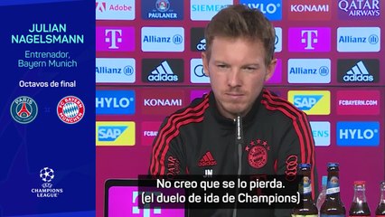 Nagelsmann no cree el tiempo de baja de Mbappé: "Creo que jugará"