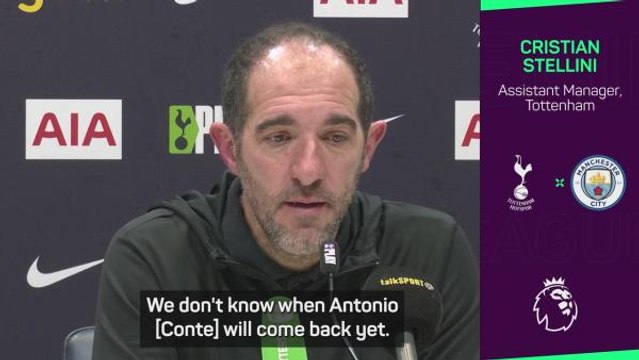 Guardiola and Stellini hopeful Conte can return for Spurs v City