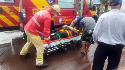 Mulher fica ferida após acidente de trânsito no Floresta