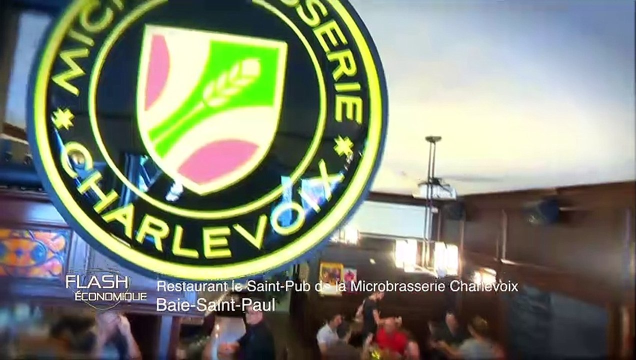 Flash économique | Le Restaurant Le Saint-Pub de la Microbrasserie Charlevoix à  Baie-Saint-Paul