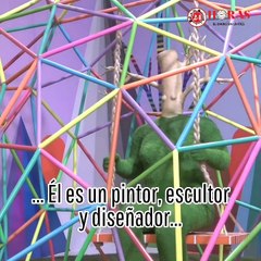 24 Horas Visitamos 'Metamorfosis' una experiencia inmesiva de Okuda San Miguel en el Frontón México