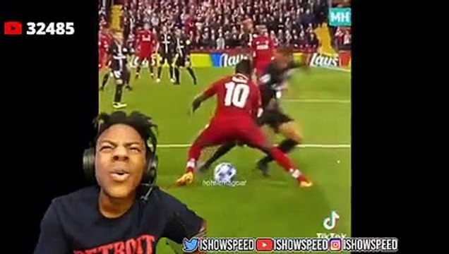 IShowSpeed - iShowSpeed reacts to Sadio Mane vs Neymar Jr Sadio Mane vs Neymar