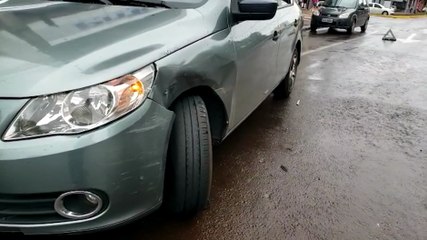 Colisão é registrada no Centro de Cascavel