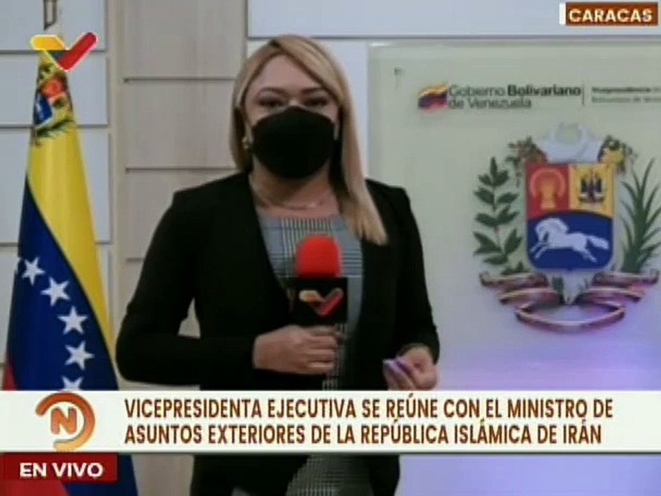 Vicepresidenta Ejecutiva lidera reunión con el Ministro de Asuntos Exteriores de Irán
