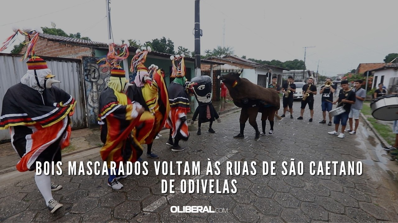 Bois mascarados voltam às ruas de São Caetano de Odivelas