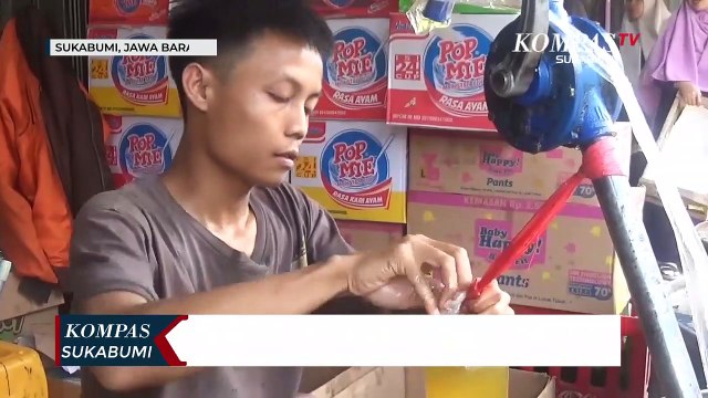 Polisi Sidak Minyak Goreng Langka Dipasar Cibadak