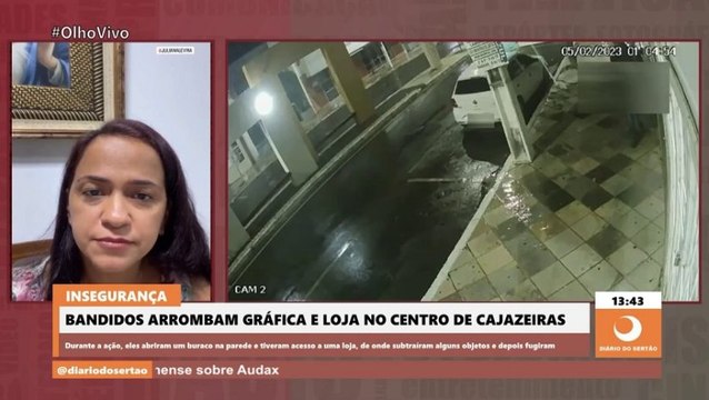 Empresária que teve loja arrombada por criminosos em Cajazeiras conta detalhes do caso