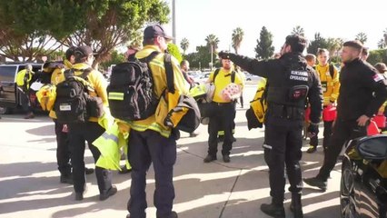 Скачать видео: Alman Gönüllü Kurtarma Ekibi, Kahramanmaraş'ta Arama Kurtarma Çalışmalarına Katılmak İçin Türkiye'ye Geldi