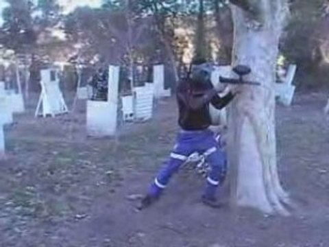 Une Partie speedball à paintball valley à Fréjus