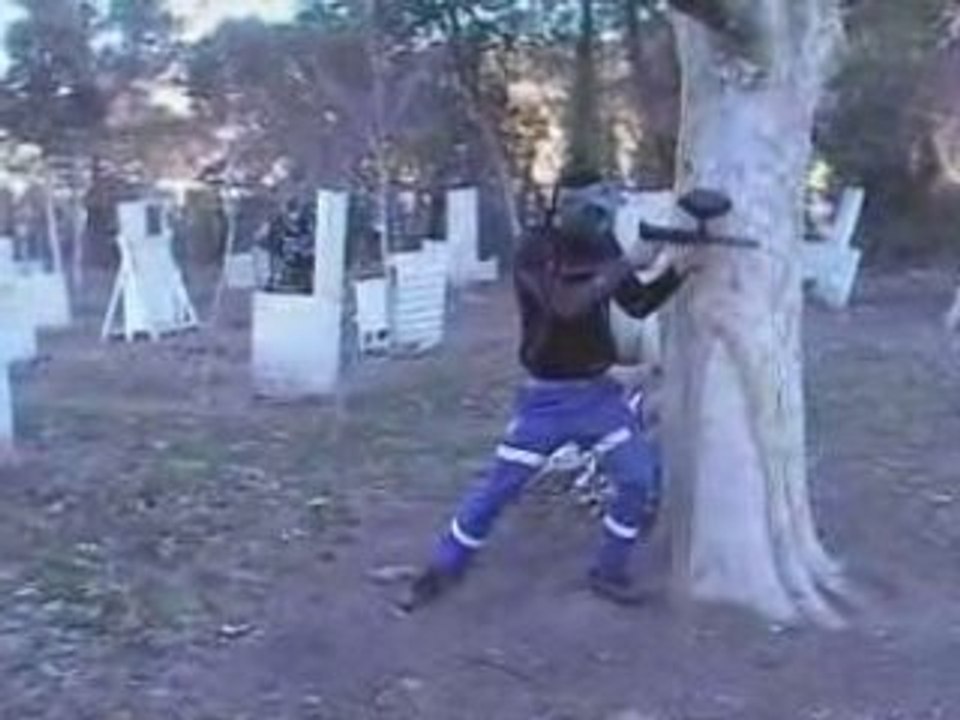 Une Partie speedball à paintball valley à Fréjus