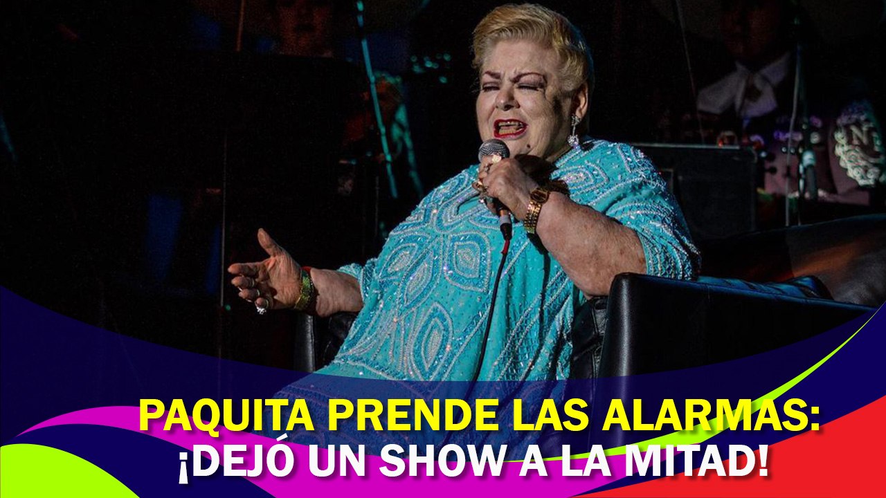 Paquita la del Barrio enciende las alarmas por su salud