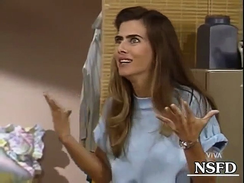 Novela Felicidade (1991) - Ametista e Helena trocam farpas