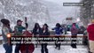 Bluegrass band plays on as wintry weather shuts down a Colorado highway