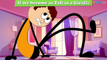 What if we become as Tall as a Giraffe _ #kids #science #education #what
