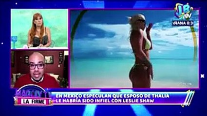Leslie Sshaw Tommy Mottola le habra sido infiel a Thala con la peruana segn