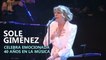 Sole Giménez celebra emocionada 40 años en la música