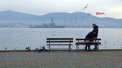 ABD savaş gemisi İzmit Körfezi'nde