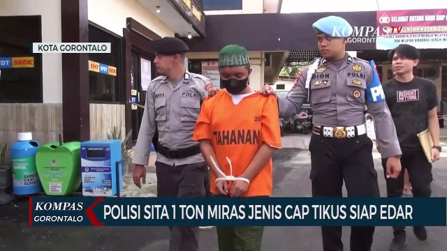 Polisi Sita 1 Ton Miras Jenis Cap Tikus Siap Edar