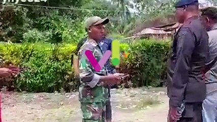 Tak Terima Dipermalukan, Brimob dan Babinsa Adu Mulut