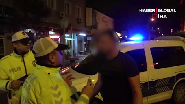 Uygulama noktasından kaçan alkollü sürücü kamerada: “Ben polisimden neden kaçayım ? Korktum, kaçtım”