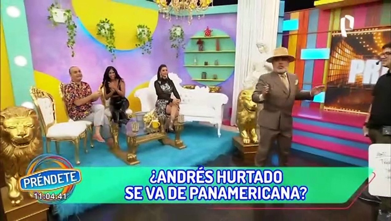 "No se va": Karla Tarazona confirma que Andrés Hurtado seguirá en Panamericana Televisión