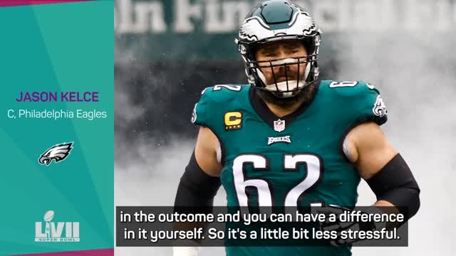 Jason Kelce not so stressed about Super Bowl family affair with brother Travis