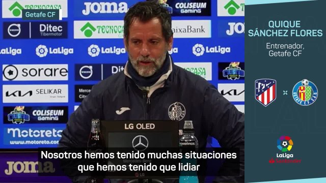 Quique Sánchez Flores: Ha habido jugadores que no han querido jugar