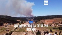Il Cile brucia, oltre 150 incendi devastano il Paese: vittime e danni