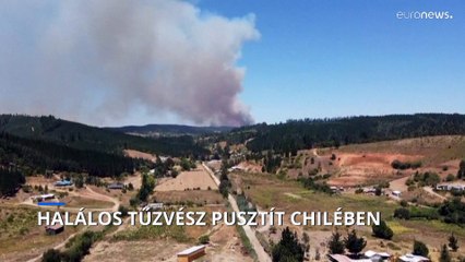 Szükségállapotot hirdettek Chilében az erdőtüzek miatt